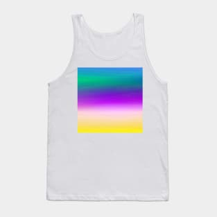 yellow pink purple white abstract texture Tank Top